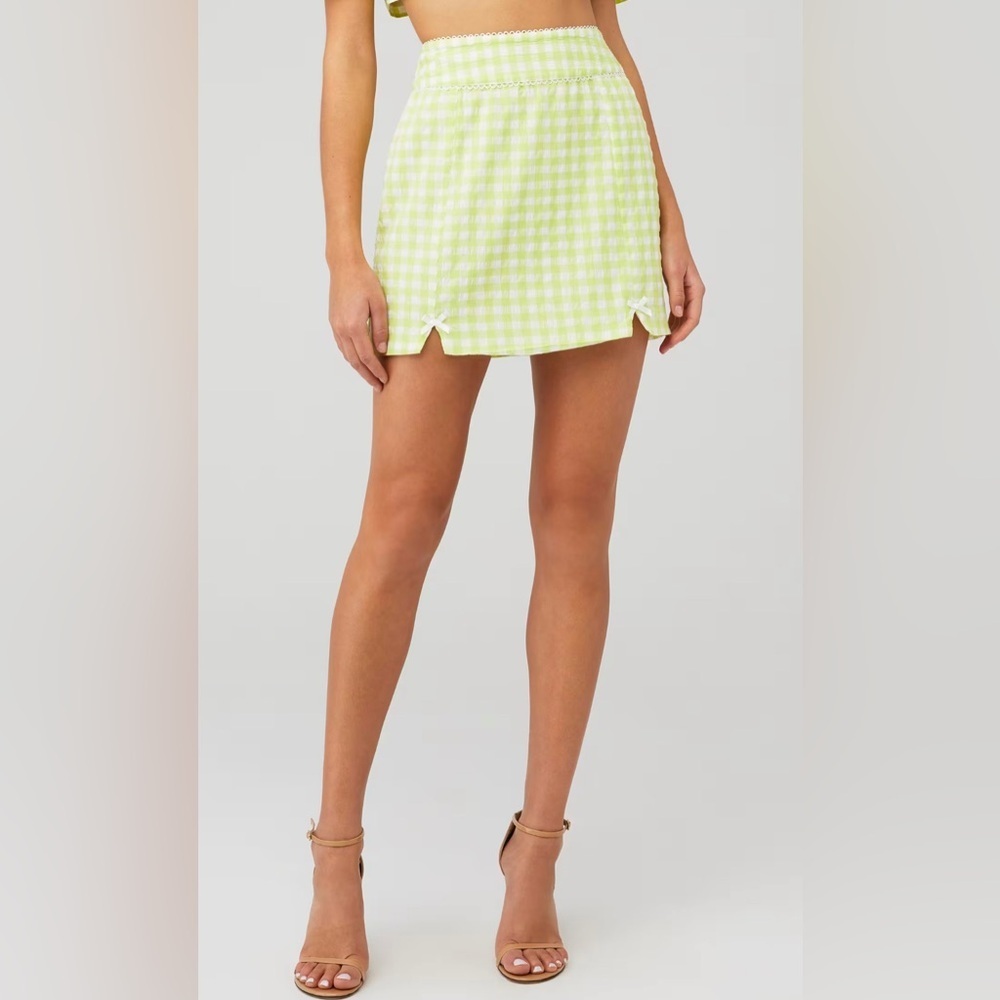 NWOT For Love and Lemons Maureen Mini Skirt Large